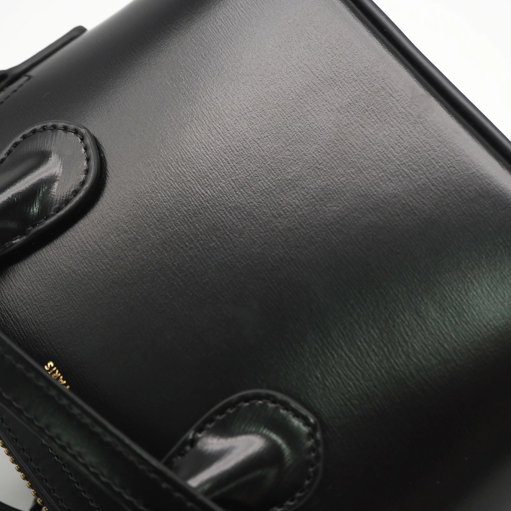 Celine Onorin Calf Leather Lambskin Shoulder Bag Black - Picture 5 of 16